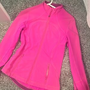 Hot pink lululemon define jacket
